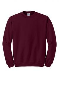 Gildan Crewneck Maroon Red