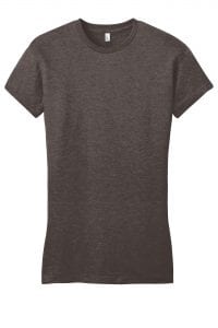 Dt6001 Heathered Brown Flat Front