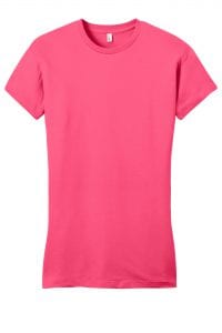Dt6001 Neon Pink Flat Front