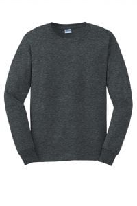 Gildan Long Sleeve Dark Heather Gray