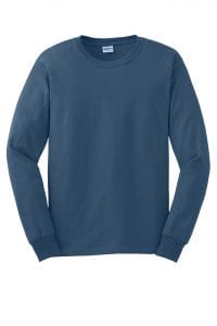 Gildan Long Sleeve Indigo Blue