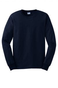 Gildan Long Sleeve Navy Blue